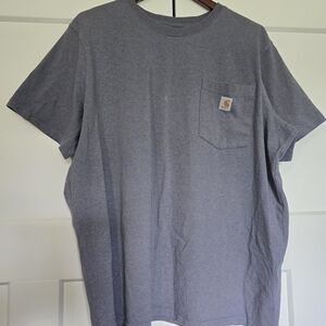 Women's Carhartt Light Purple Gray Short Sleeve Tee